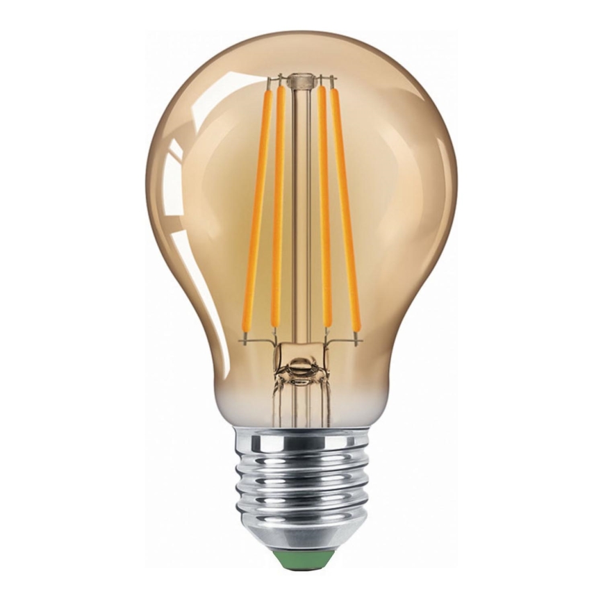 Lampadina LED CLASIC AMBER A60 E27/9W/230V 2200K - Brilagi