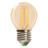 Lampadina LED CLASSIC AMBER G45 E27/6,5W/230V 2200K - Brilagi
