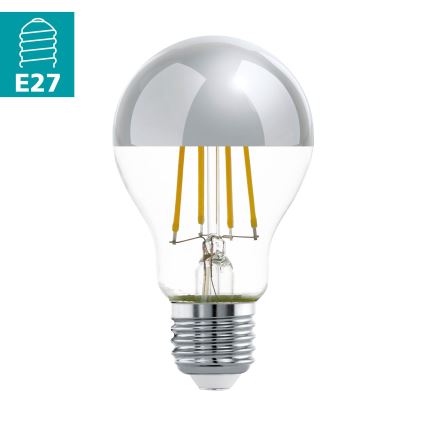 Lampadina LED con calotta sferica a specchio A60 E27/7W/230V 2700K - Eglo 11834