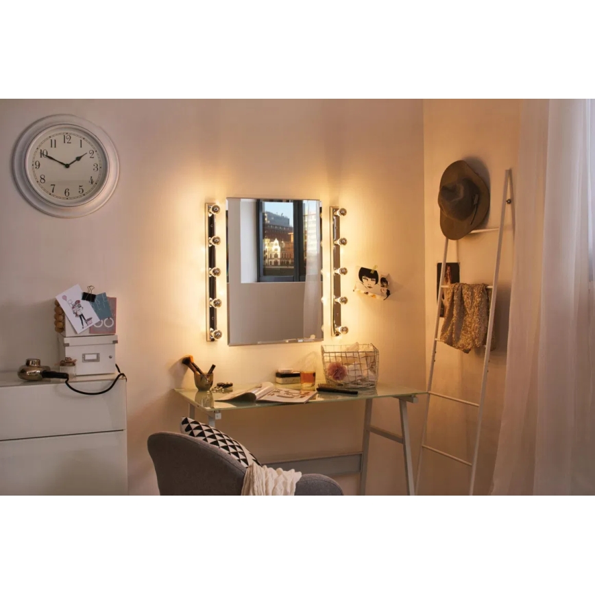Lampadina LED con calotta sferica a specchio CROWN E14/2,6W/230V 2700K - Paulmann 28663