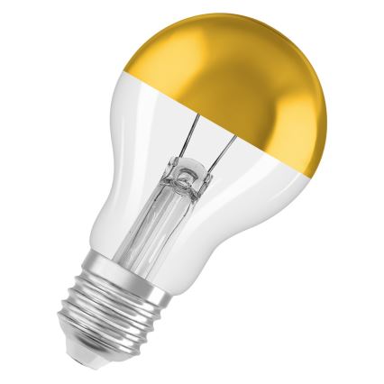 Lampadina LED con cupola specchiata SUPERSTAR E27/7W/230V 2700K dorata - Osram
