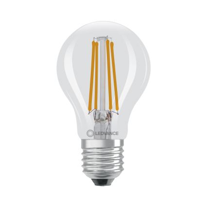 Lampadina LED con sensore crepuscolare CLASSIC FILAMENT A60 E27/7,3W/230V 2700K - Osram