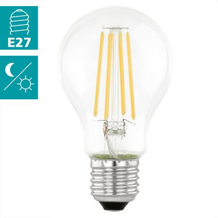 Lampadina LED con sensore crepuscolare VINTAGE A60 E27/6W/230V 3000K - Eglo 11886