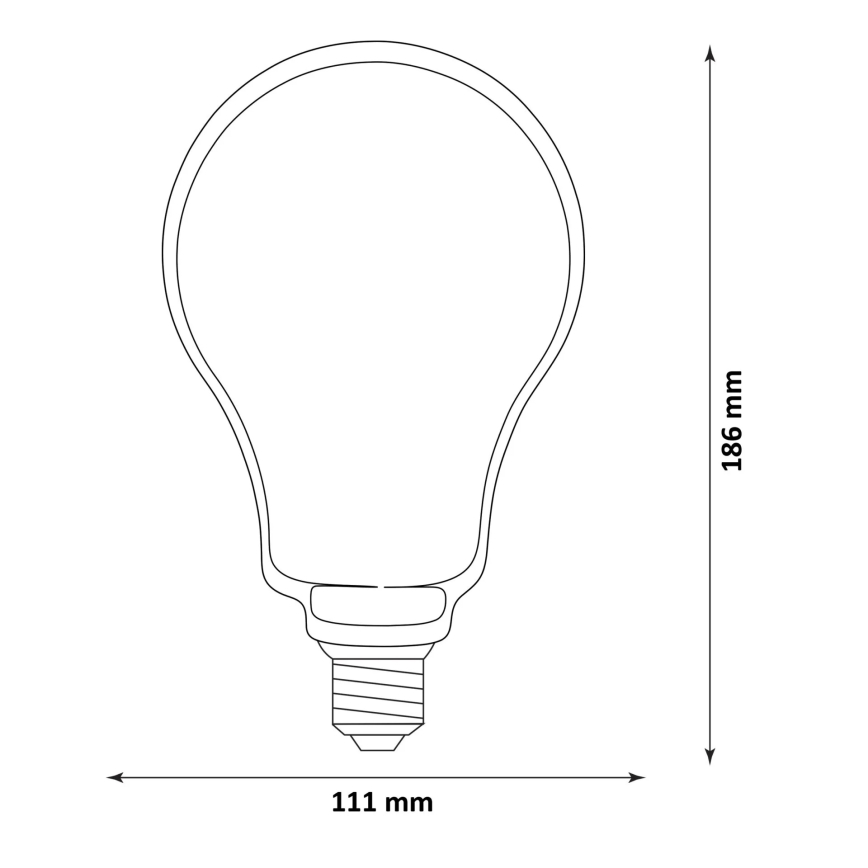 Lampadina LED DECO VINTAGE FILAMENT O110 E27/4W/230V 1800K