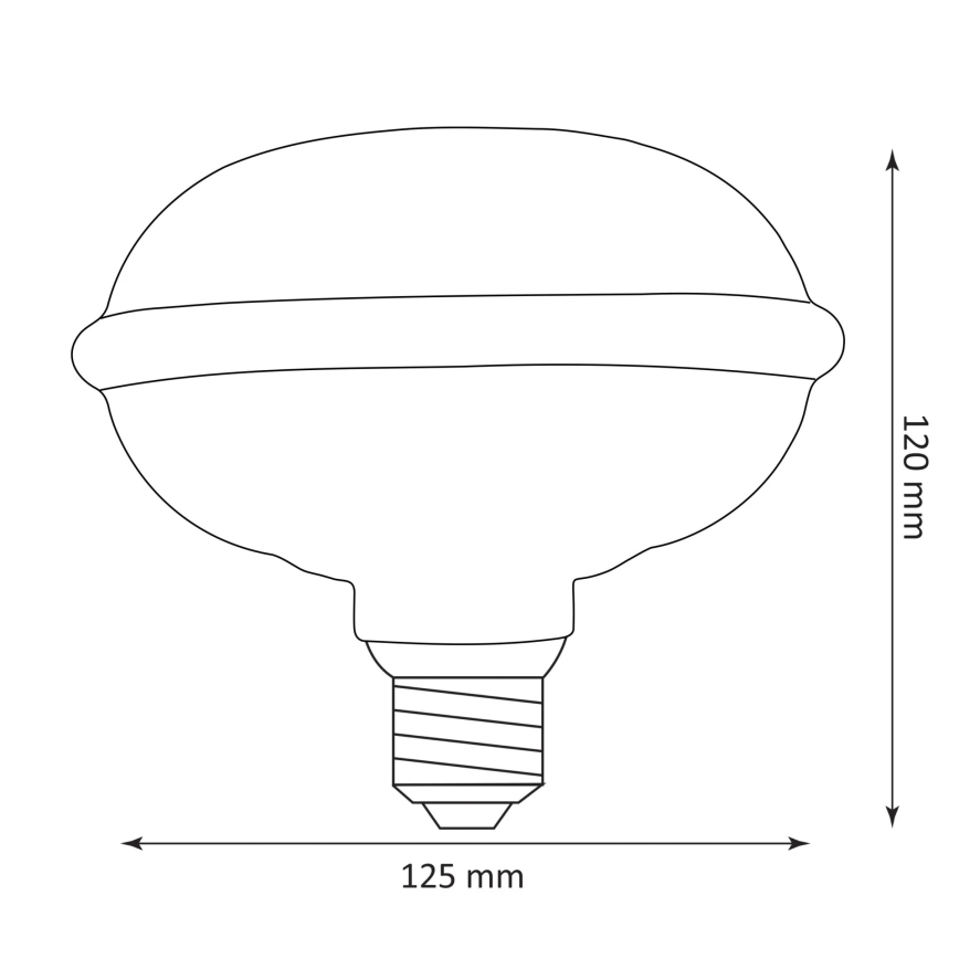 Lampadina LED DECO VINTAGE FILAMENT UFO130 E27/4W/230V 1800K
