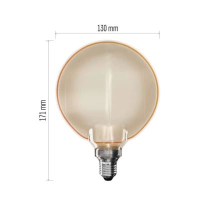 Lampadina LED DECO VINTAGE G130OA E27/4W/230V 1800K
