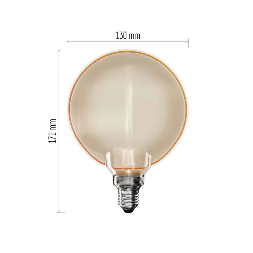 Lampadina LED DECO VINTAGE G130OA E27/4W/230V 1800K