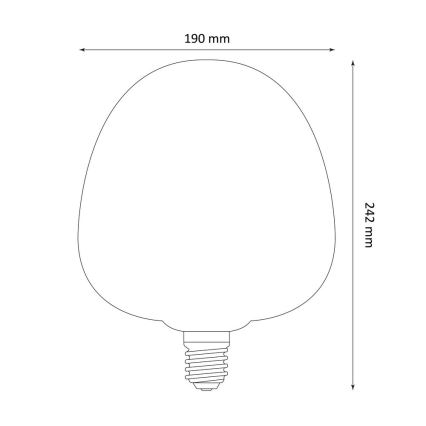 Lampadina LED DECO VINTAGE S190 E27/4W/230V 1800K