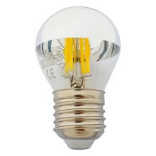 Lampadina LED DECOR MIRROR P45 E27/5W/230V argento
