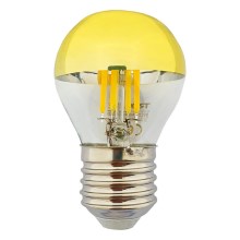 Lampadina LED DECOR MIRROR P45 E27/5W/230V oro