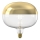 Lampadina LED dimmerabile a filamento con cupola dorata E27/6W/230V 1800K CRI 90