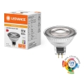 Lampadina LED dimmerabile a riflettore MR16 GU5,3, 5,3W/12V, 4000K, fascio 36°, CRI 97 - Ledvance