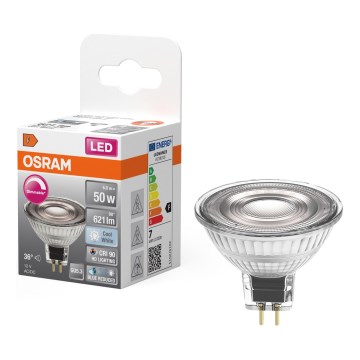 Lampadina LED dimmerabile a riflettore MR16 GU5,3/6,8W/12V 4000K 36° CRI 90 - Osram
