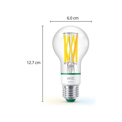 Lampadina LED dimmerabile A60 E27/4,3W/230V 2700-4000K CRI 90 Wi-Fi - WiZ