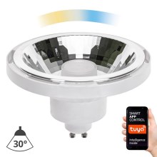 Lampadina LED dimmerabile AR111 GU10/10W/230V 3000-6500K Wi-Fi Tuya bianco