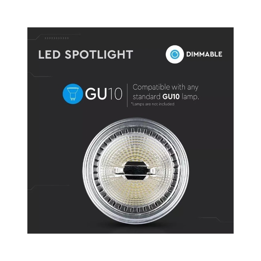 Lampadina LED dimmerabile AR111 GU10/12W/230V 4000K