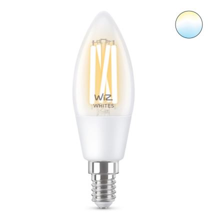 Lampadina LED Dimmerabile FILAMENT C35 E14/4,9W/230V 2700-6500K CRI 90 Wi-Fi - WiZ