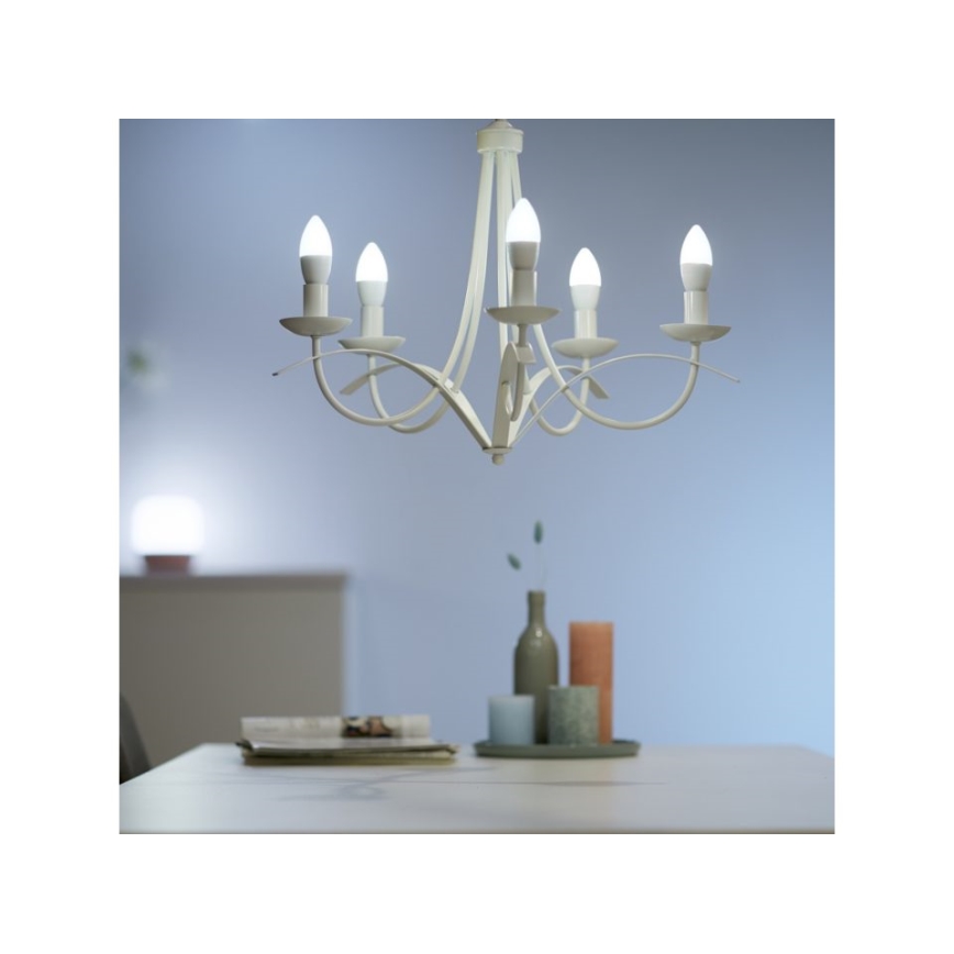 Lampadina LED Dimmerabile C37 E14/4,9W/230V 2700K CRI 90 Wi-Fi - WiZ