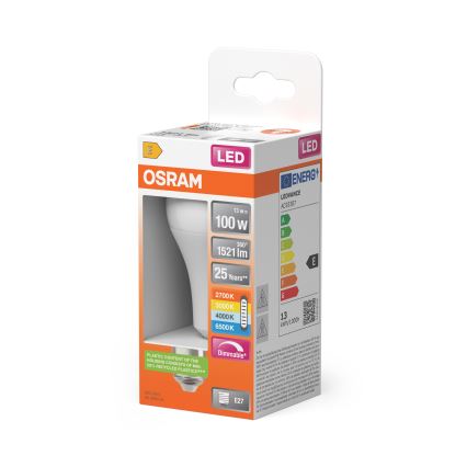 Lampadina LED dimmerabile CLASSIC A60 E27/13W/230V 2700/3000/4000/6500K - Osram