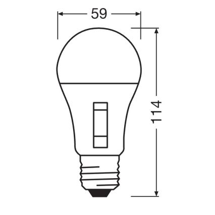 Lampadina LED dimmerabile CLASSIC A60 E27/13W/230V 2700/3000/4000/6500K - Osram