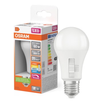 Lampadina LED dimmerabile CLASSIC A60 E27/8,8W/230V 2700/3000/4000/6500K - Osram