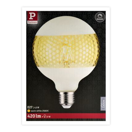 Lampadina LED dimmerabile CLASSIC G125 E27/4,5W/230V 2500K - Paulmann 28770