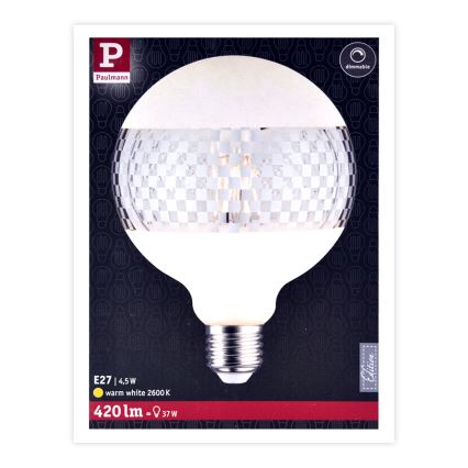 Lampadina LED dimmerabile CLASSIC G125 E27/4,5W/230V 2600K - Paulmann 28742