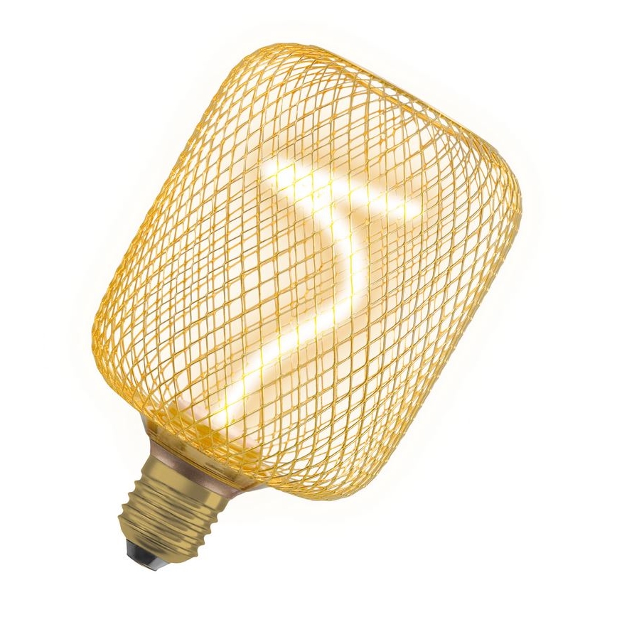 Lampadina LED dimmerabile DECOR FILAMENT E27/3,5W/230V 1800K oro - Osram