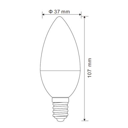 Lampadina LED dimmerabile E14/5W/230V 3000K - Globo