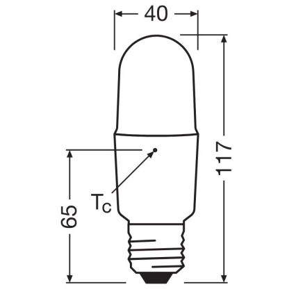 Lampadina LED dimmerabile E27/11W/230V 2700K CRI 90 - Osram