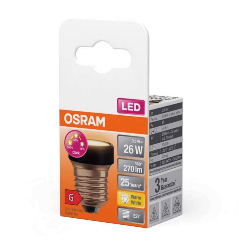 Lampadina LED dimmerabile E27/3,5W/230V 2700K - Osram