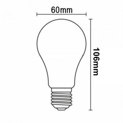 Lampadina LED dimmerabile FILAMENT A60 E27/7,5W/230V 4000K