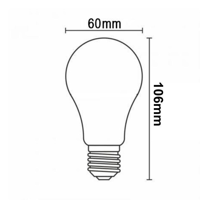 Lampadina LED dimmerabile FILAMENT A60 E27/7,5W/230V 4000K