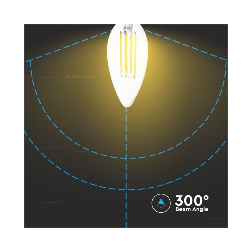Lampadina LED dimmerabile FILAMENT E14/4W/230V 3000K
