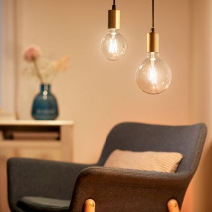 Lampadina LED dimmerabile FILAMENT G125 E27/7W/230V 2700-6500K CRI 90 Wi-Fi - WiZ