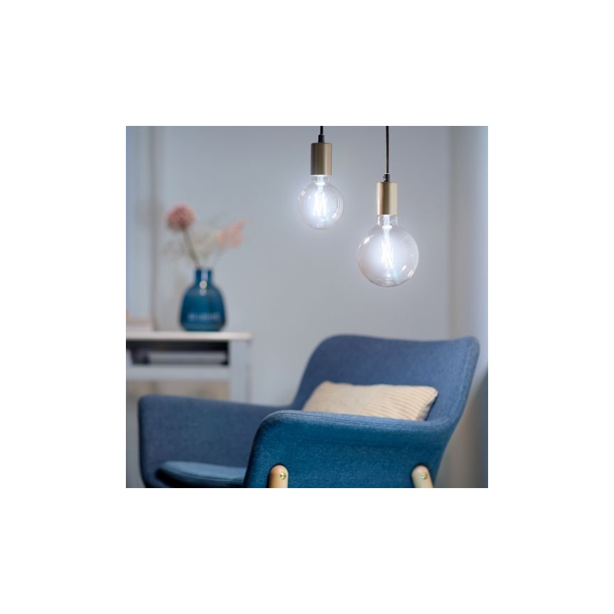 Lampadina LED dimmerabile FILAMENT G125 E27/7W/230V 2700-6500K CRI 90 Wi-Fi - WiZ