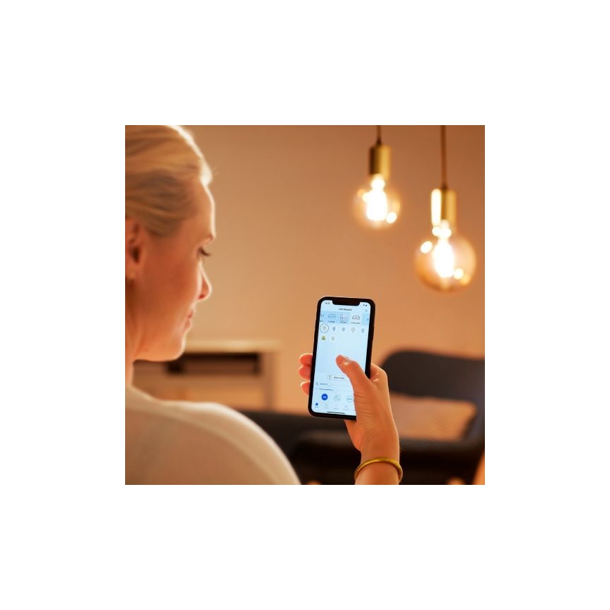 Lampadina LED dimmerabile FILAMENT G125 E27/7W/230V 2700-6500K CRI 90 Wi-Fi - WiZ