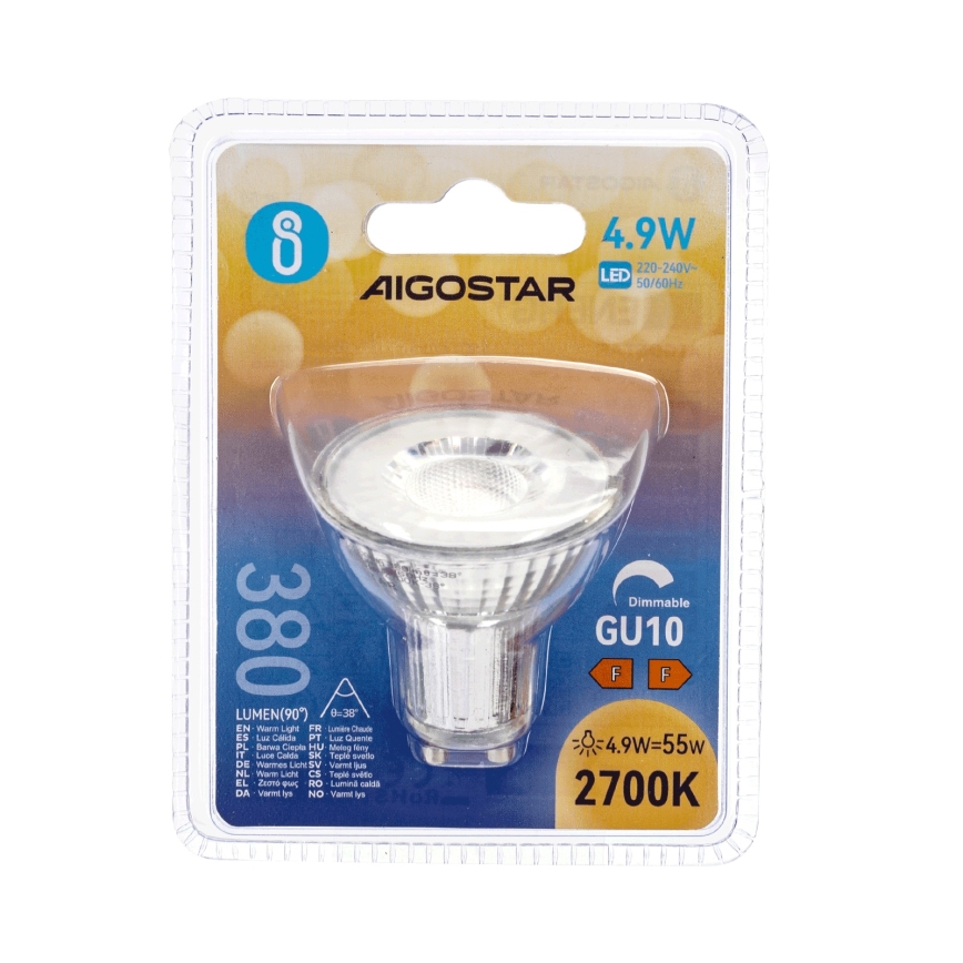 Lampadina LED dimmerabile GU10/4,9W/230V 2700K - Aigostar