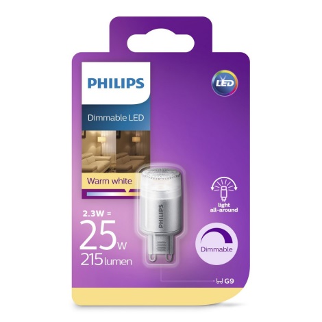 Lampadina LED dimmerabile Philips G9/2,3W/230V 2700K