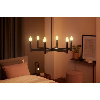 Lampadina LED Dimmerabile Philips Hue FILAMENTO BIANCO E14/4,5W/230V 2100K