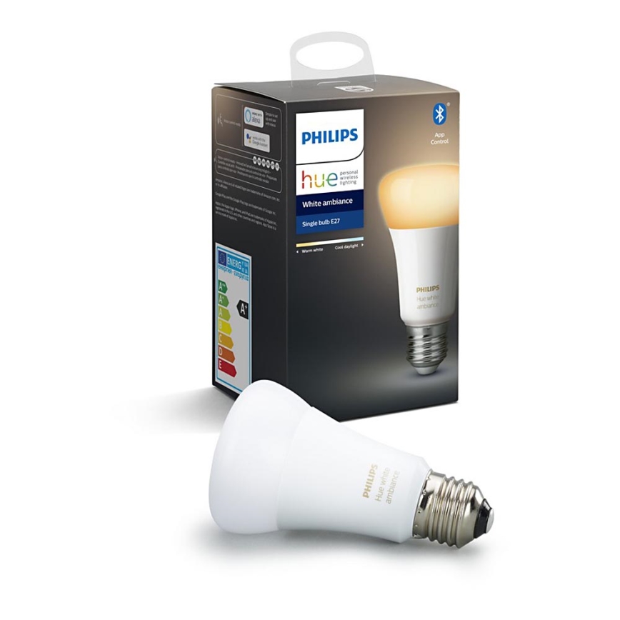 Lampadina LED dimmerabile Philips Hue WHITE AMBIANCE 1xE27/8,5W/230V 2200-6500K