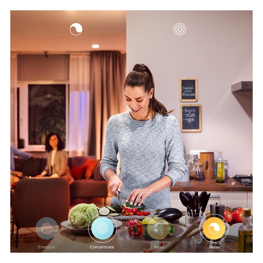 Lampadina LED dimmerabile Philips Hue WHITE AMBIANCE 1xE27/8,5W/230V 2200-6500K