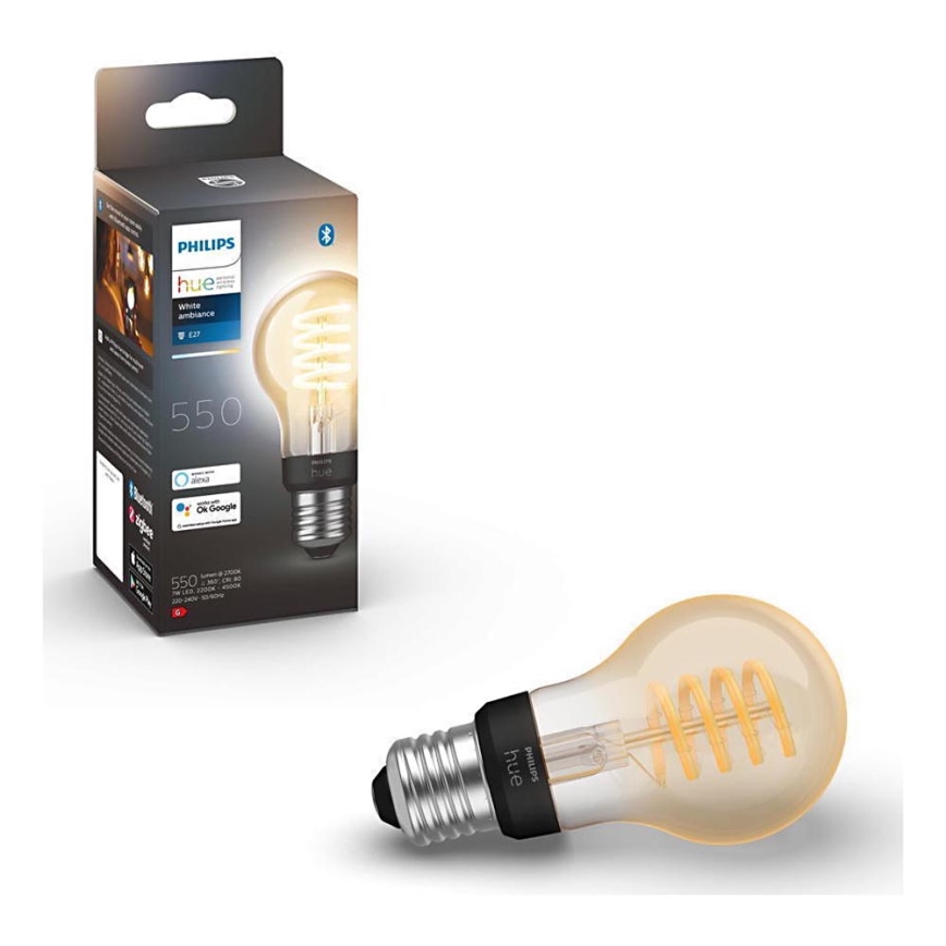 Lampadina LED Dimmerabile Philips Hue WHITE AMBIANCE A60 E27/7W/230V  2200-4500K