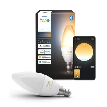 Lampadina LED dimmerabile Philips Hue White Ambiance B39 E14/3,7W/230V 1000-20000K