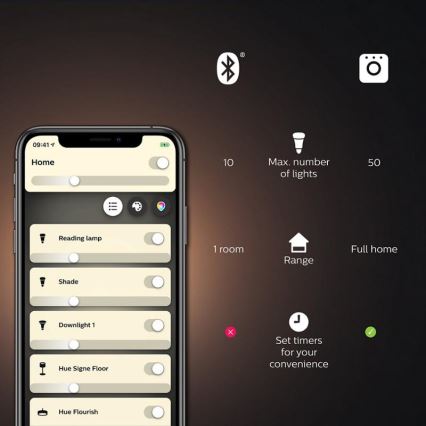 Lampadina LED dimmerabile Philips Hue WHITE AMBIANCE E27/8W/230V 2200-6500K