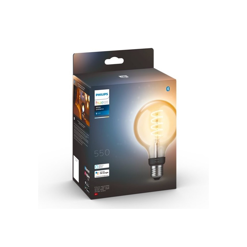 Lampadina LED Dimmerabile Philips Hue WHITE AMBIANCE G93 E27/7W/230V 2200-4500K