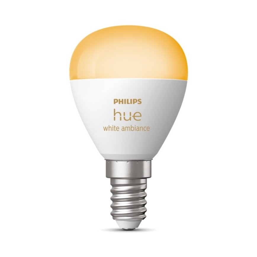 Lampadina LED dimmerabile Philips Hue WHITE AMBIANCE P45 E14/5,1W/230V 2200-6500K