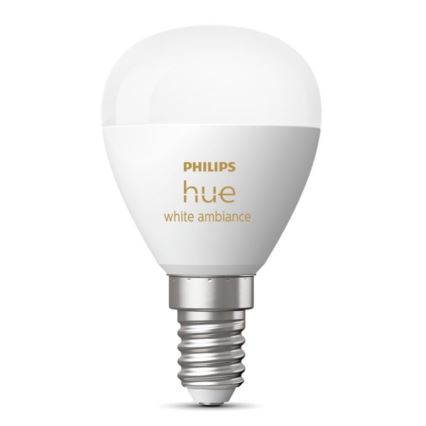 Lampadina LED dimmerabile Philips Hue WHITE AMBIANCE P45 E14/5,1W/230V 2200-6500K