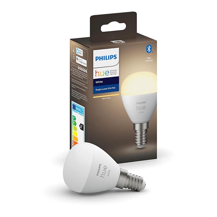 Philips - Lampadina LED dimmerabile Philips Hue WHITE AMBIANCE P45