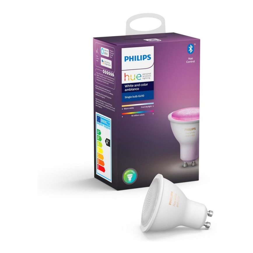 Lampadina LED dimmerabile Philips Hue WHITE AND COLOR AMBIANCE GU10/5,7W/230V 2000-6500K